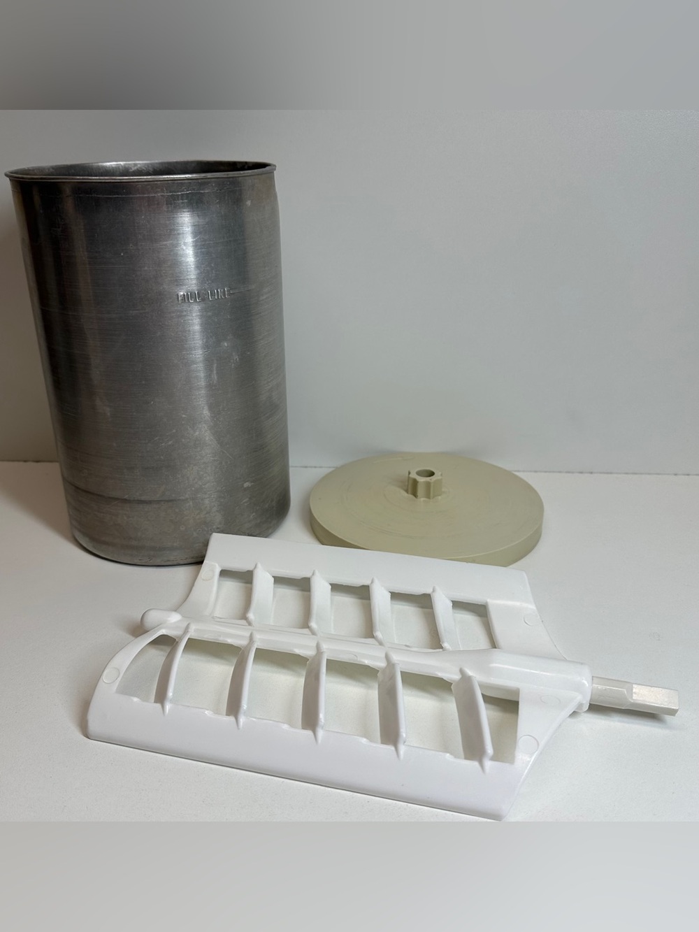 Ice Cream Maker Canister, Lid, And Paddle 4Qt Replacement Parts For RCW 78